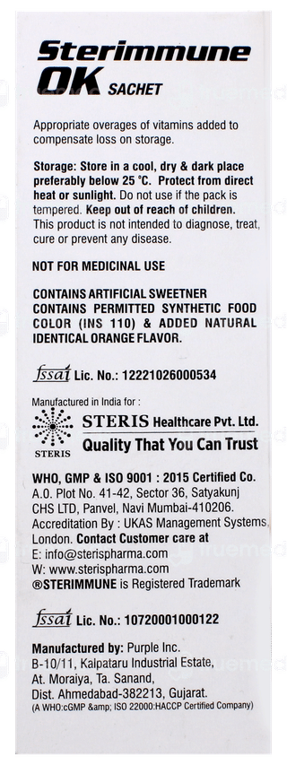Sterimmune Ok Sachet 5gm